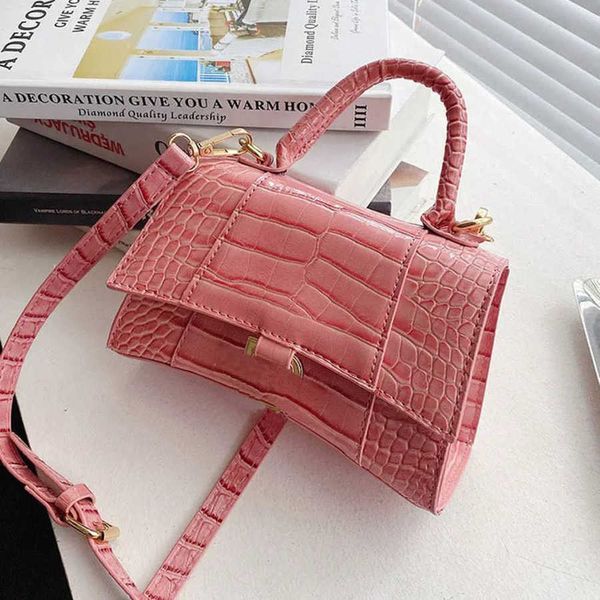 women's luxury classic hourglass bag female mini handbags letter b brand designer totes evening bags women man casual backpack small sq, Black;red